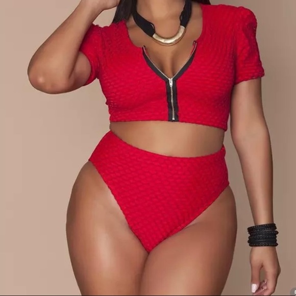 ⭐️HOST PICK⭐️ Fishnet 2 pc high cut XL